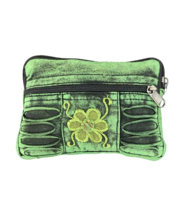 Coin Purse - Daisy Embroidered - Assorted - hotRAGS.com
