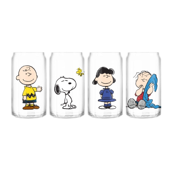 Glass Set - Snoopy Linus Lucy - hotRAGS.com