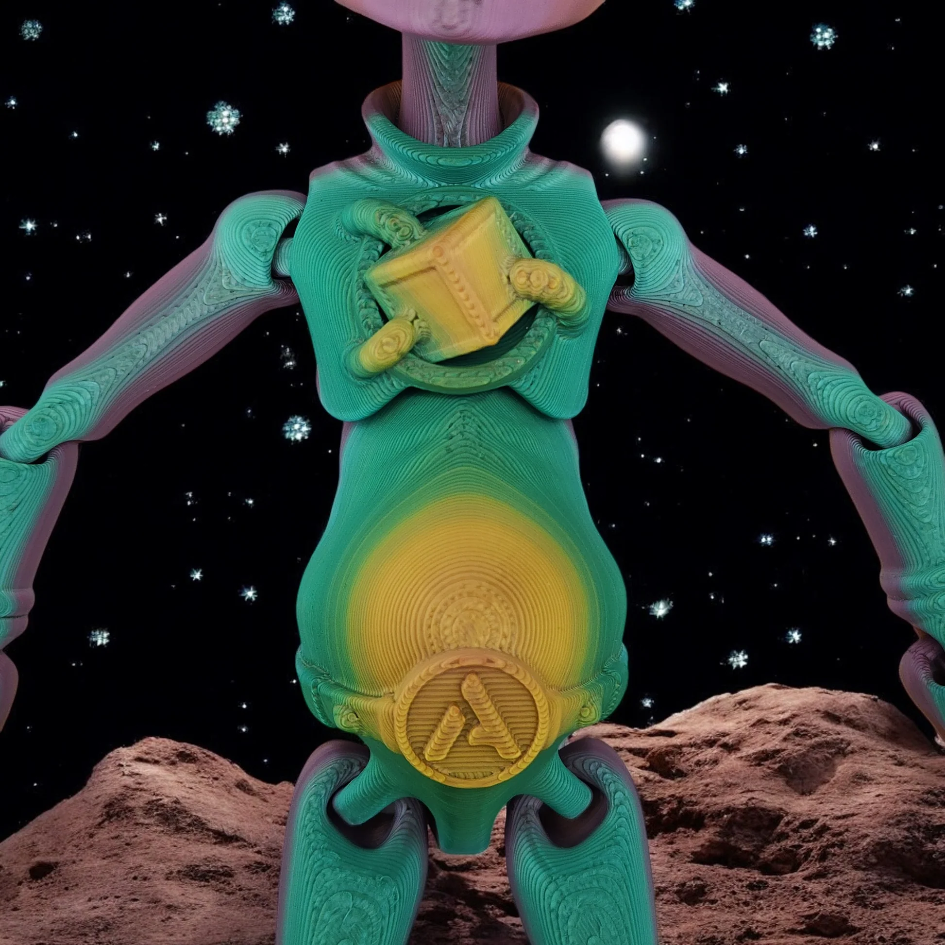 Toy - 3D Aura Alien - hotRAGS.com
