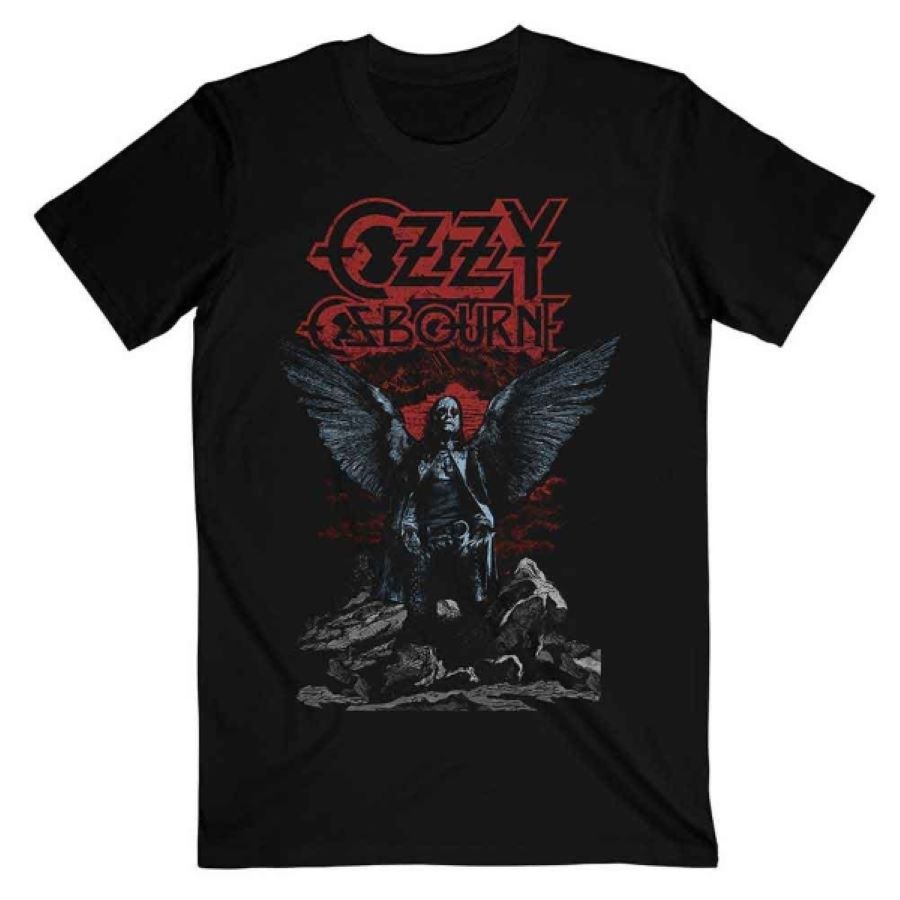 T Shirt - Ozzy Osbourn Angel Wing - hotRAGS.com