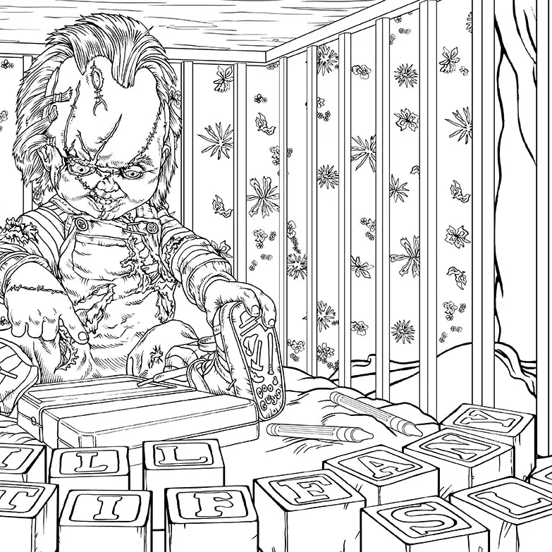 Coloring Book - Chucky Official - hotRAGS.com