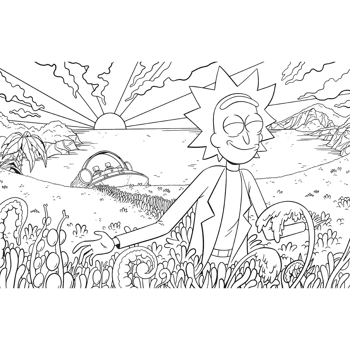 Coloring Book - Rick Morty - hotRAGS.com