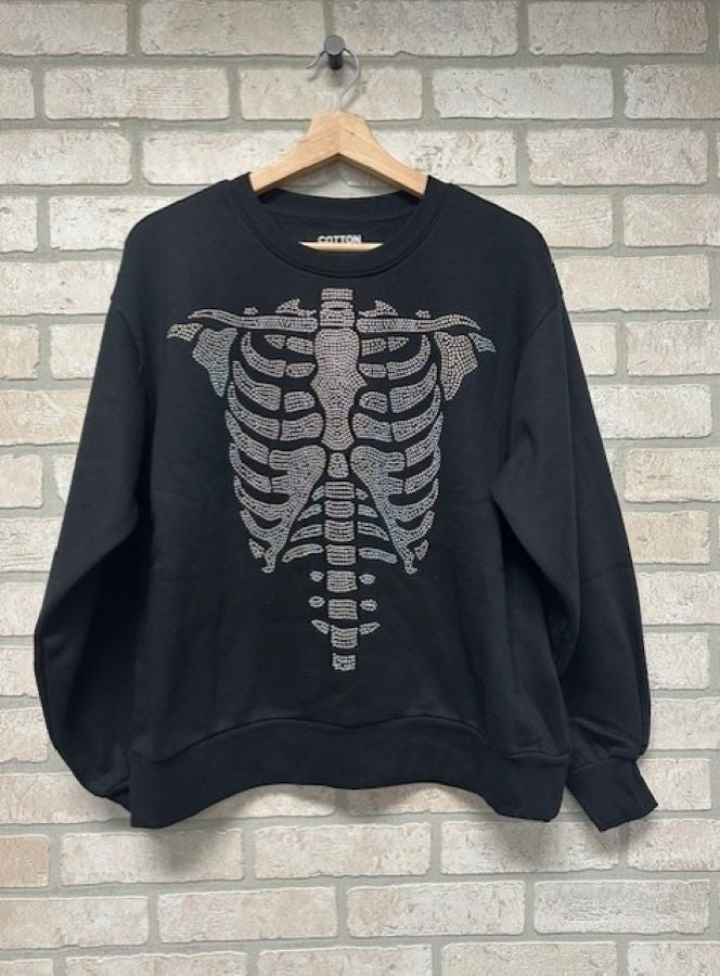 Sweatshirt - Jr Bling Ribcage - hotRAGS.com
