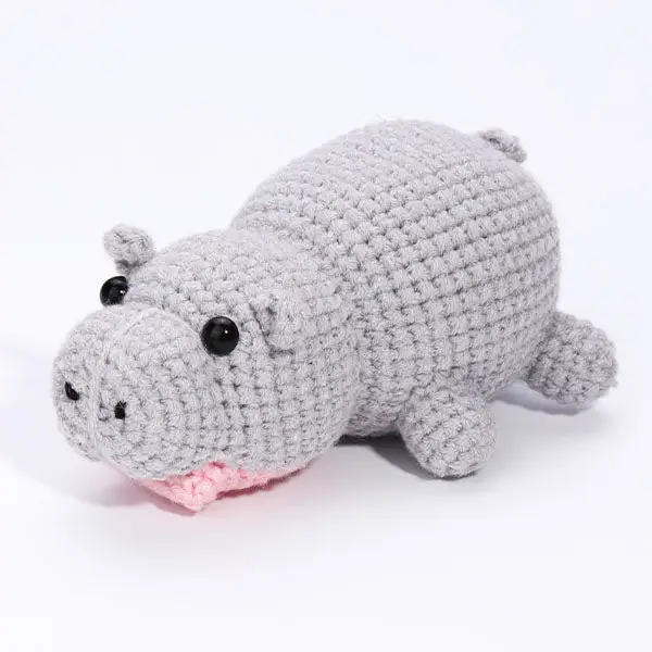 Toy - Crochet Mini Hippo - hotRAGS.com