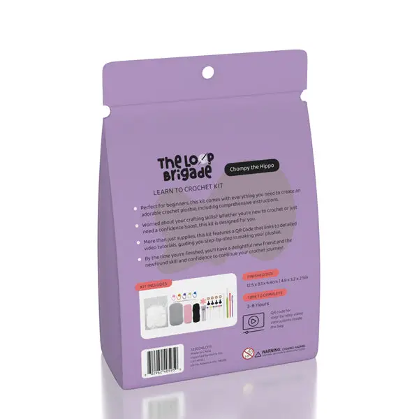 Toy - Crochet Mini Hippo - hotRAGS.com