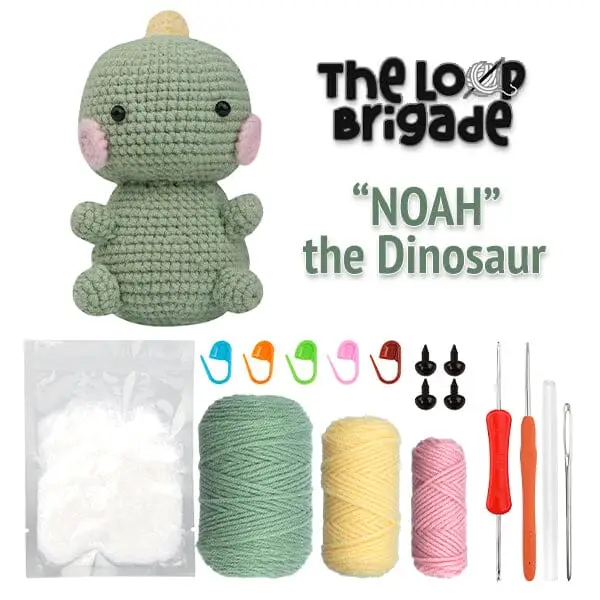 Toy - Crochet Mini Dinosaur - hotRAGS.com
