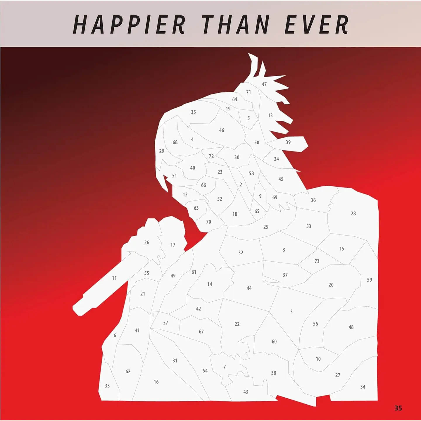 Book - Billie Eilish Mosaic Art - hotRAGS.com