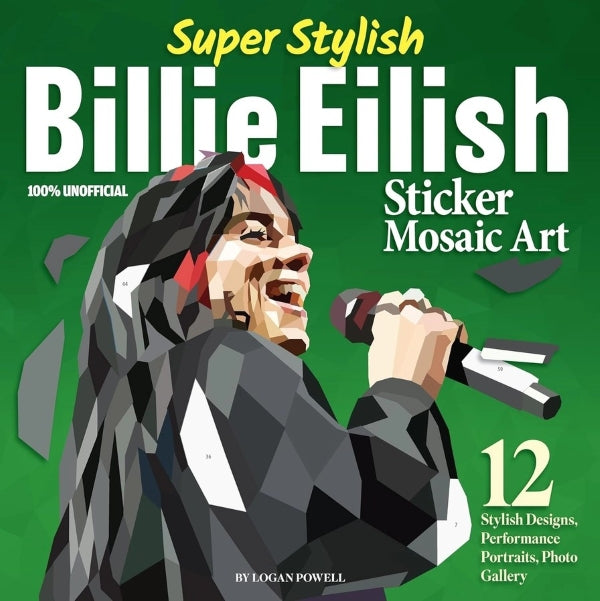 Book - Billie Eilish Mosaic Art - hotRAGS.com