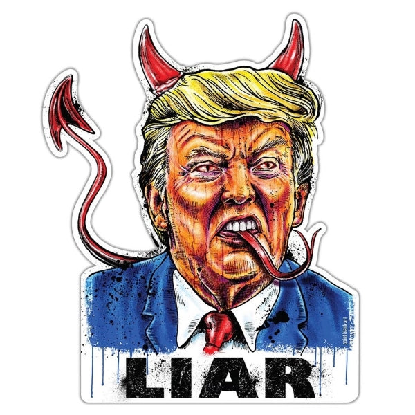 Sticker - Trump Liar Vinyl - hotRAGS.com