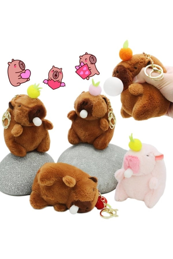 Keychain - Capybara Each Unique - hotRAGS.com
