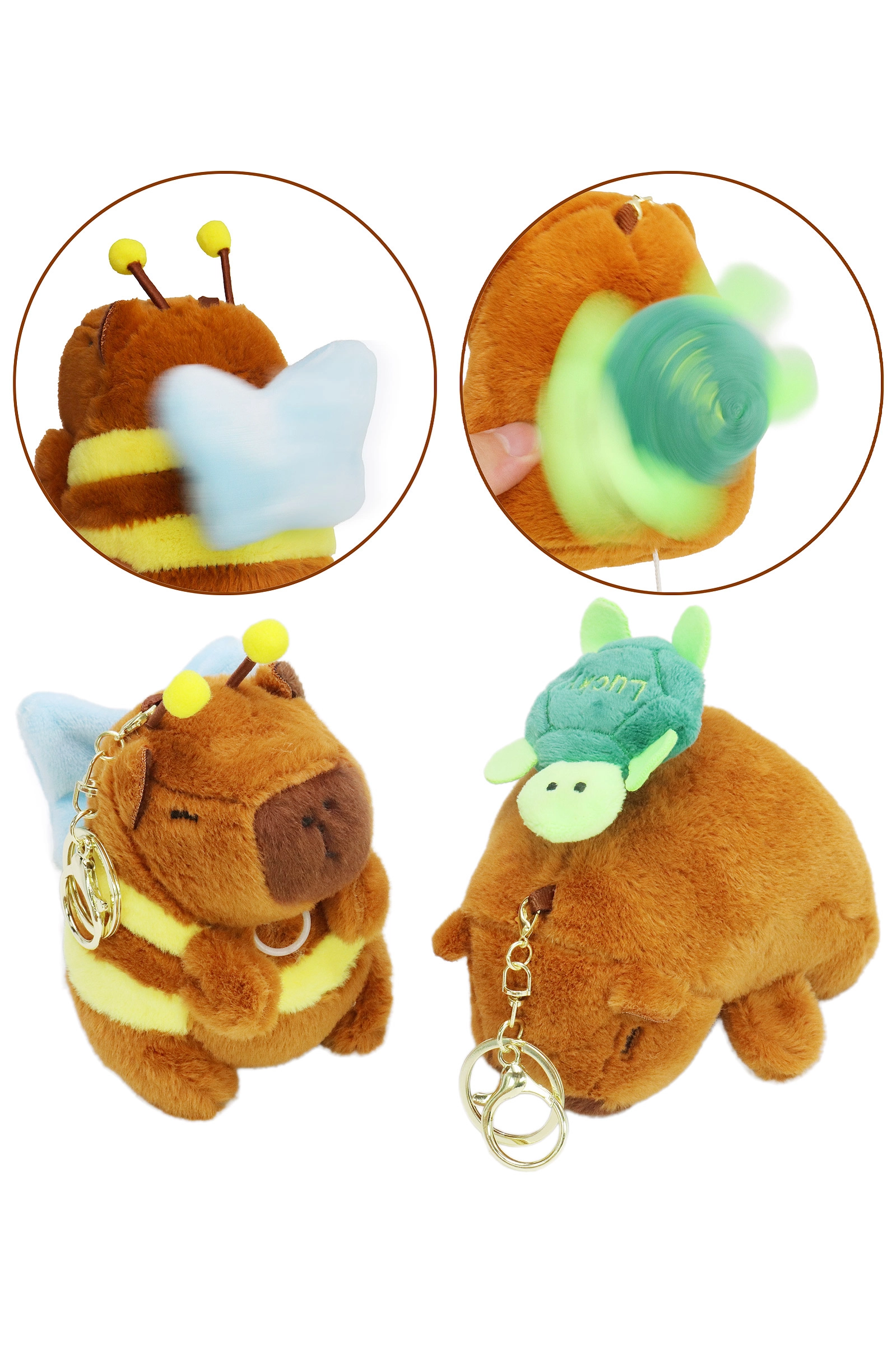 Keychain - Capybara Windup - hotRAGS.com