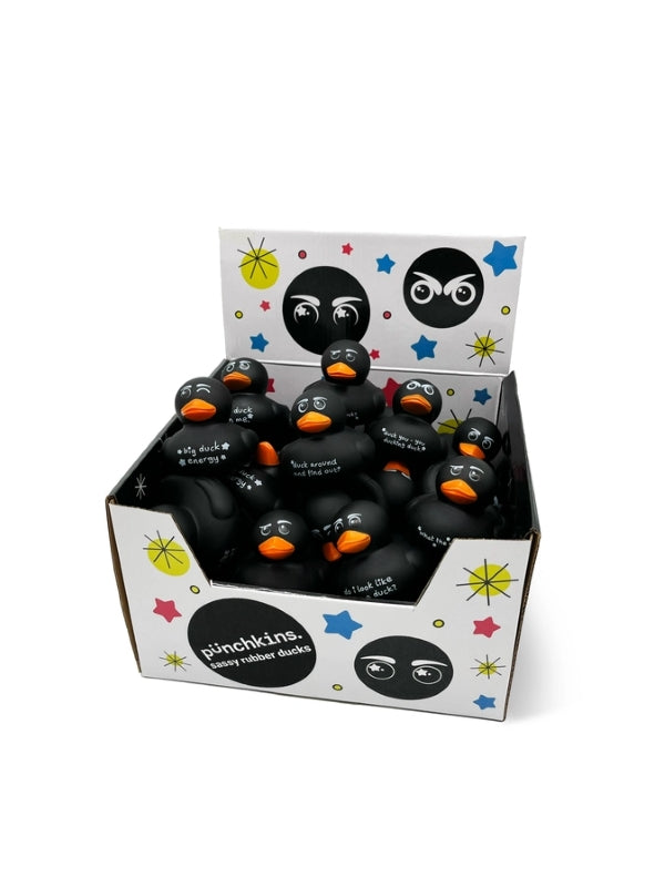 Toy - Rubber Duck Black Funny - hotRAGS.com