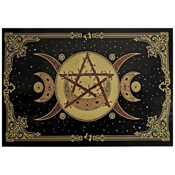 Tapestry - Crescent Moon Stars - hotRAGS.com