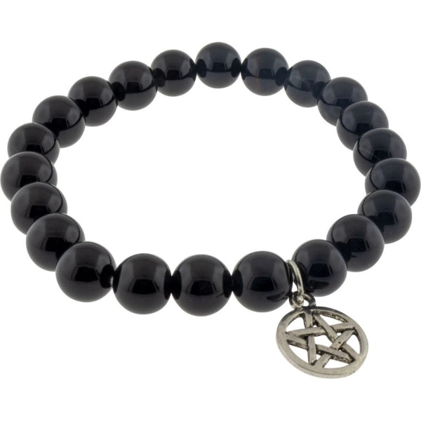 Bracelet - Black Agate Pentacle - hotRAGS.com