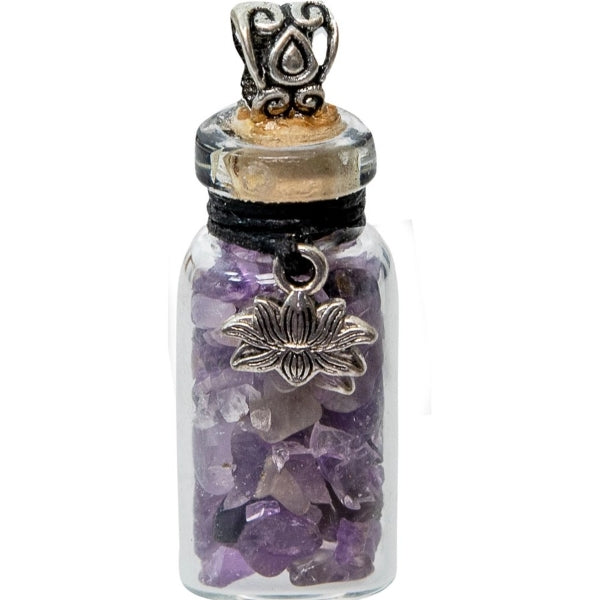 Necklace - Gems Bottle Amethyst - hotRAGS.com