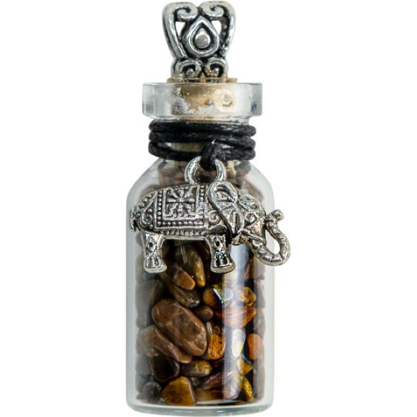 Necklace - Gems Bottle Tiger Eye - hotRAGS.com