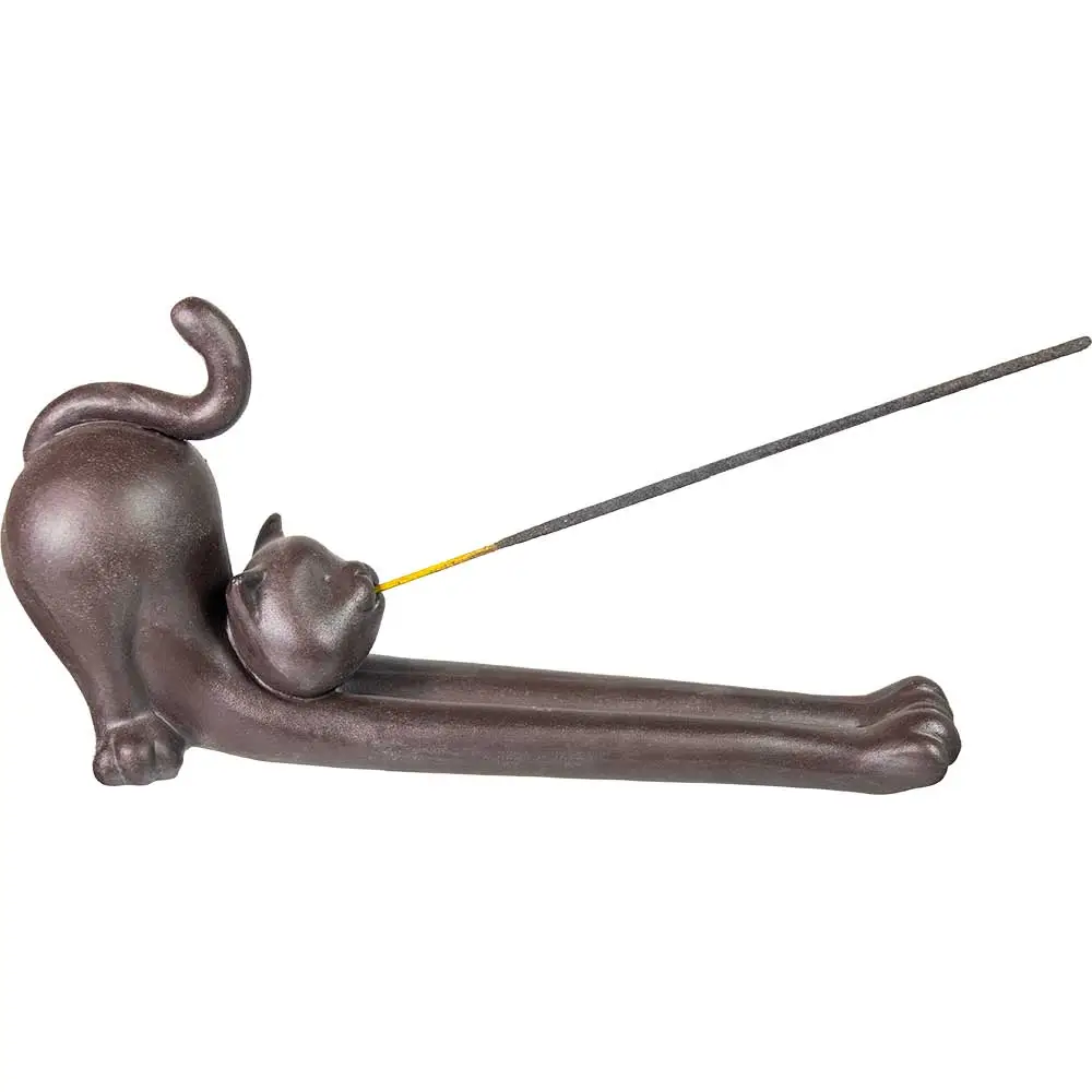 Incense Burner - Yoga Cat - hotRAGS.com