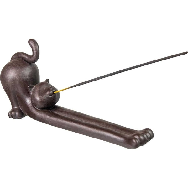 Incense Burner - Yoga Cat - hotRAGS.com