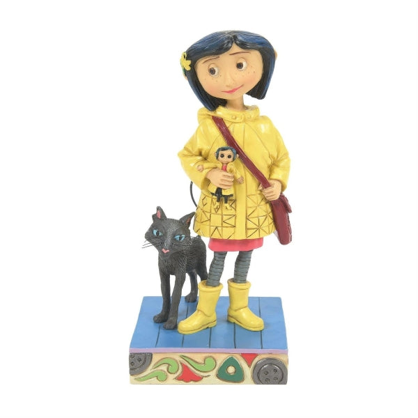 Statue - Coraline In Yellow Jacket - hotRAGS.com
