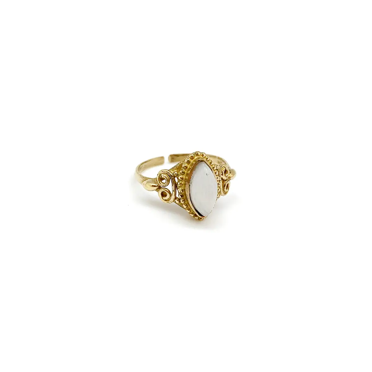 Ring - Gold Marquis Moonstone - hotRAGS.com
