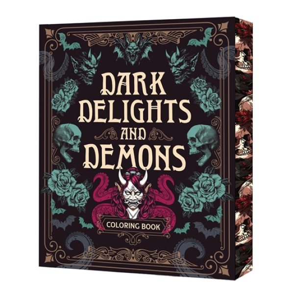 Coloring Book - Dark Delights And Demons - hotRAGS.com