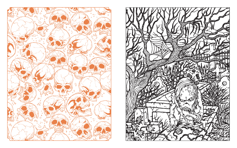 Coloring Book - Dark Delights And Demons - hotRAGS.com