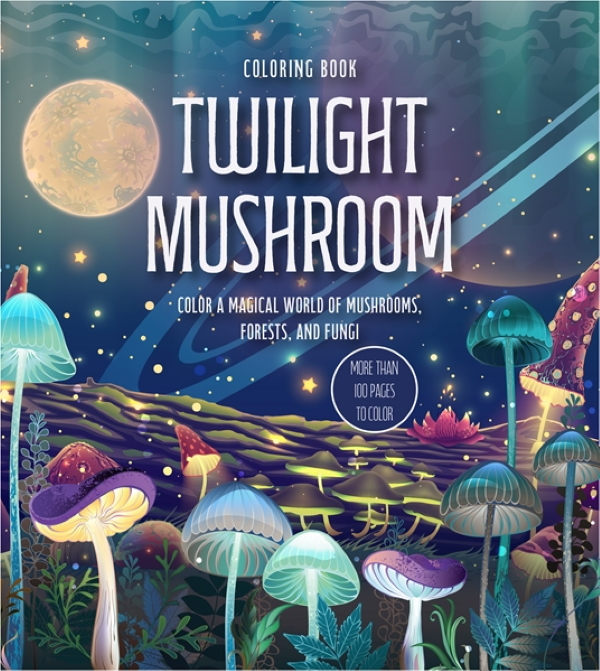 Coloring Book - Twilight Mushroom - hotRAGS.com
