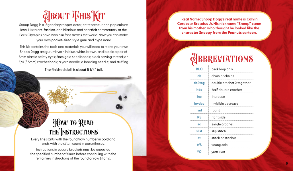Book - Crochet Snoop Dog - hotRAGS.com