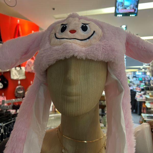 Hat - Plush Monster - Pink - hotRAGS.com