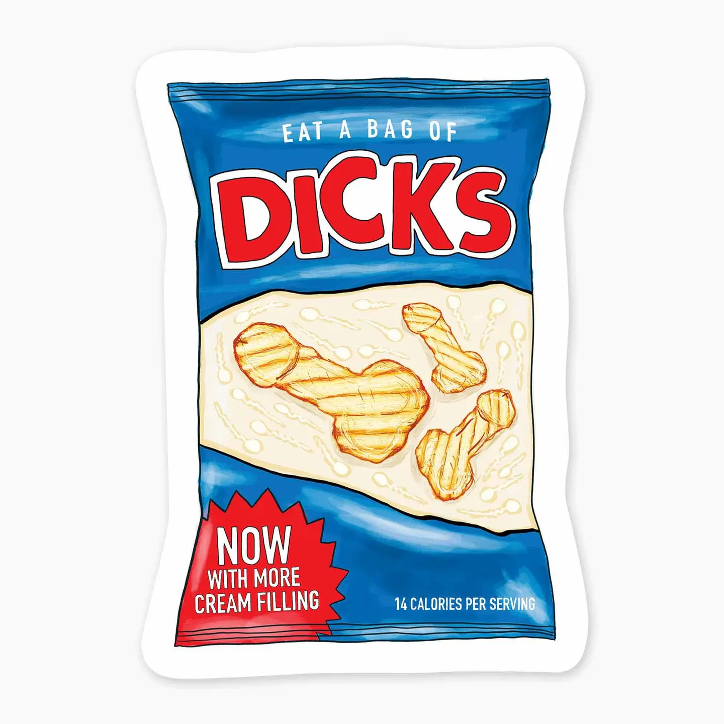 Sticker - Eat A Bag Of Dicks - hotRAGS.com