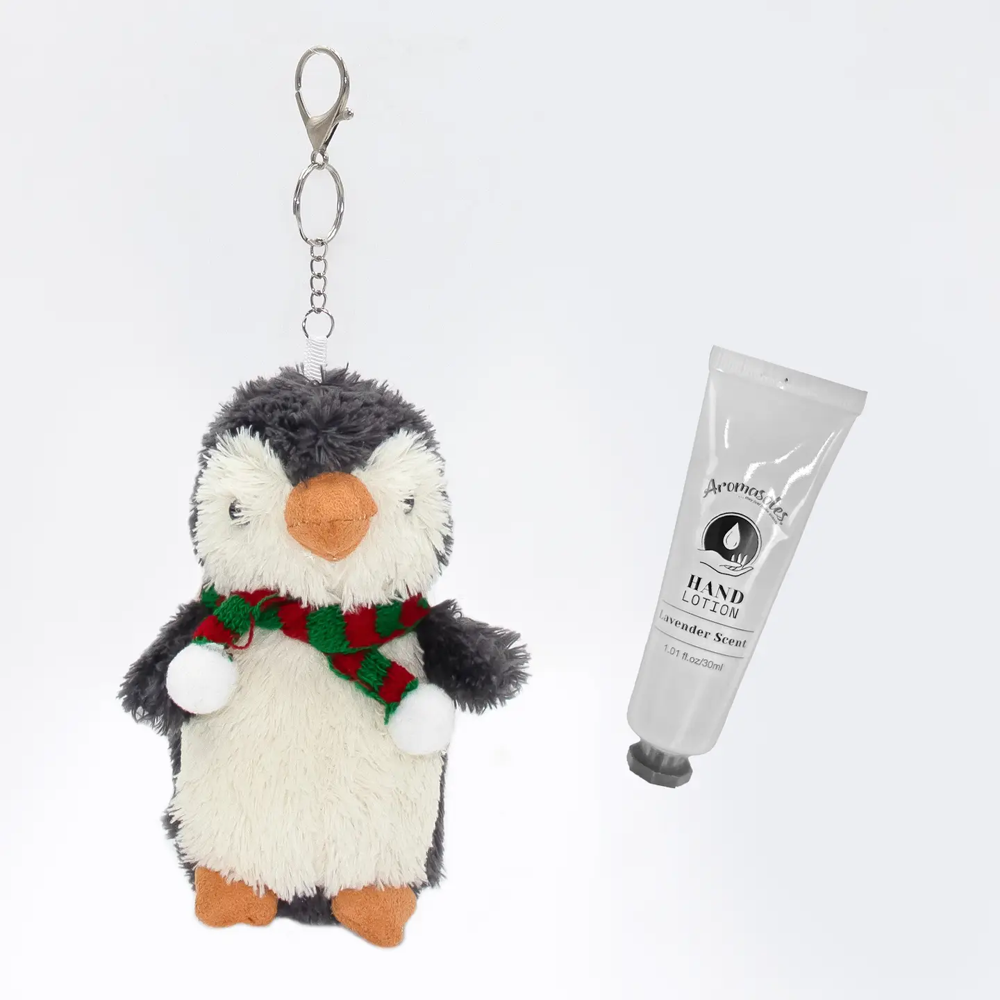 Keychain And Lotion - Christmas Penguin Lotion - hotRAGS.com