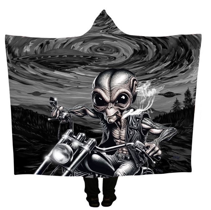 Blanket Robe - Biker Night - hotRAGS.com