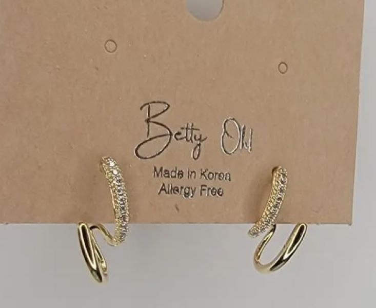 Earrings - Elegant - Gold - hotRAGS.com