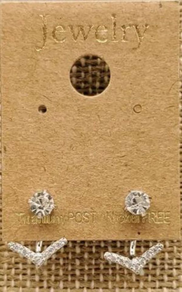 Earrings - Jacket Silver - hotRAGS.com