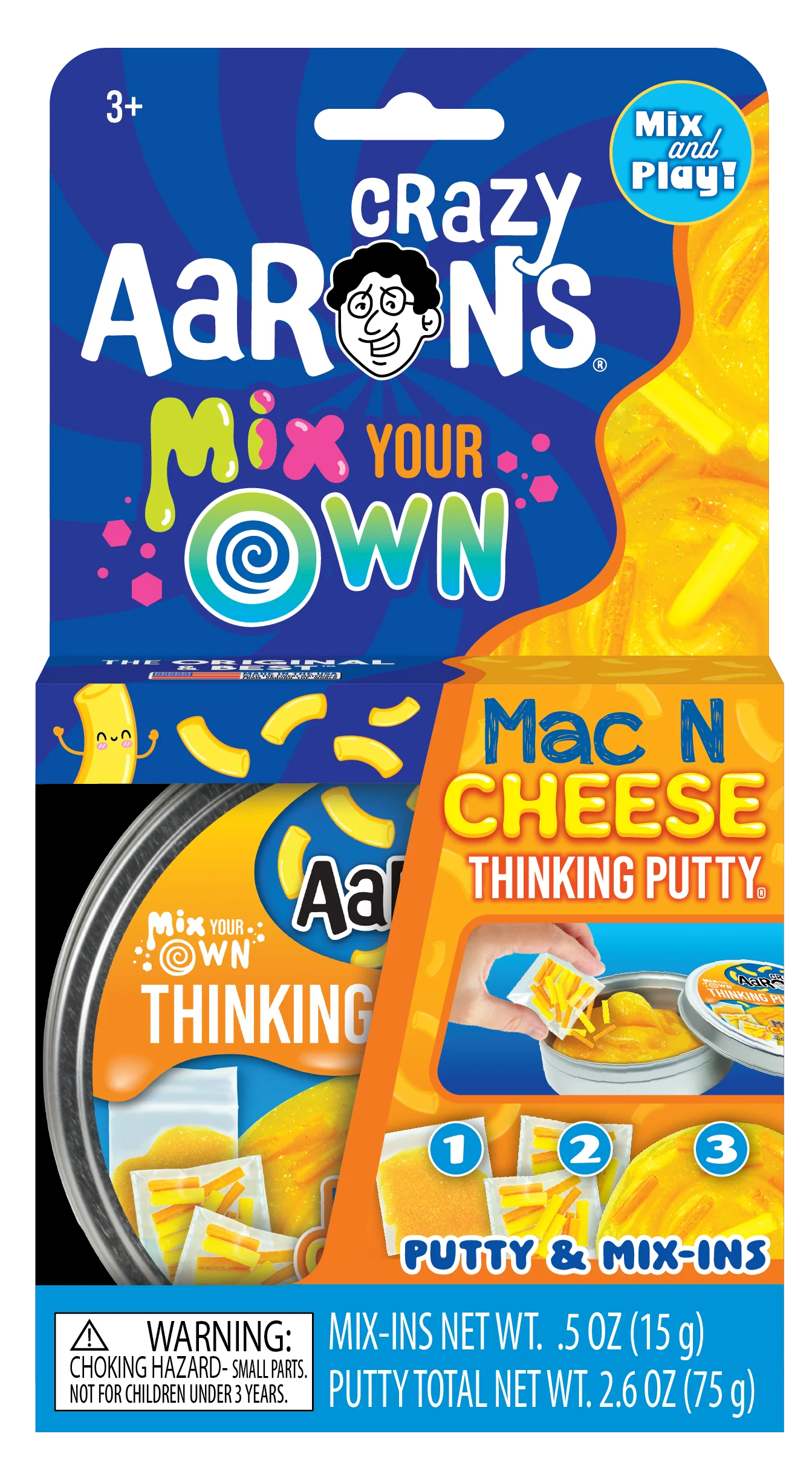Toy - Crazy Aaron Mac Cheese Putty - hotRAGS.com