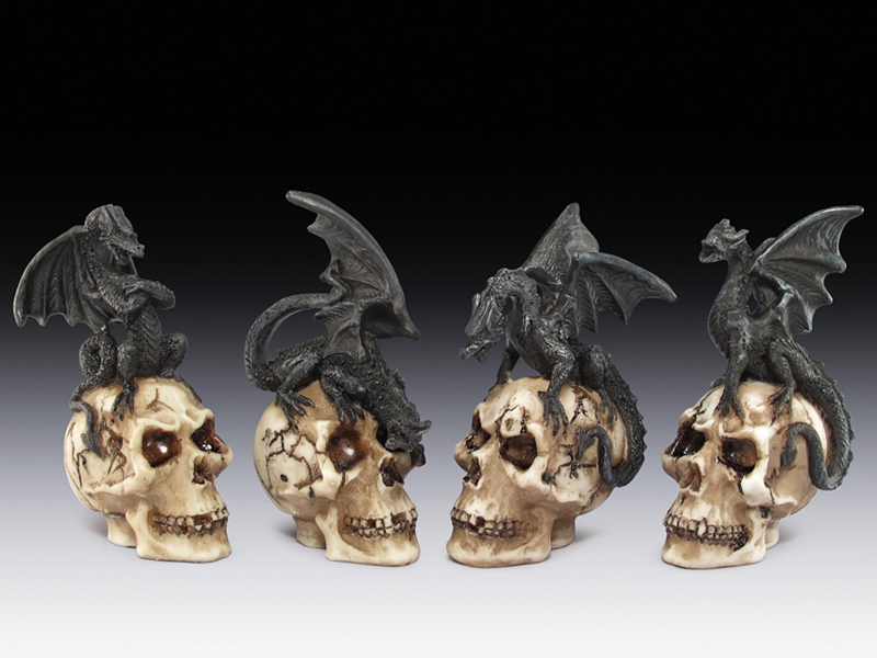 Statue - Skull Dragon Mini Assorted - hotRAGS.com