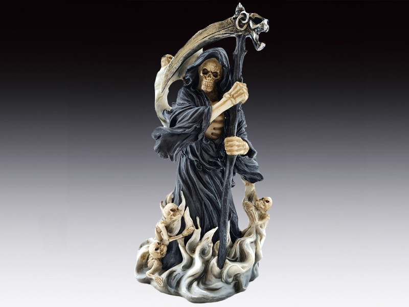 Statue - Skull Reaper Sickle - hotRAGS.com