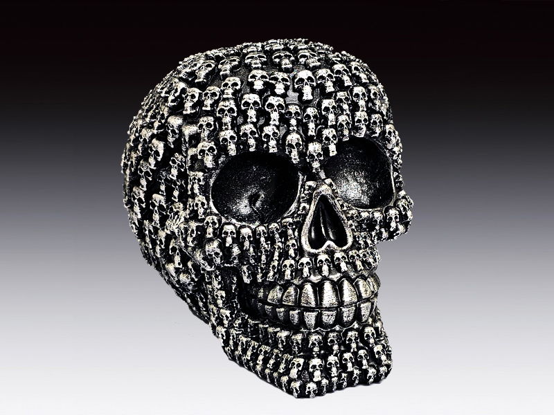 Statue - Skulls All Over - hotRAGS.com