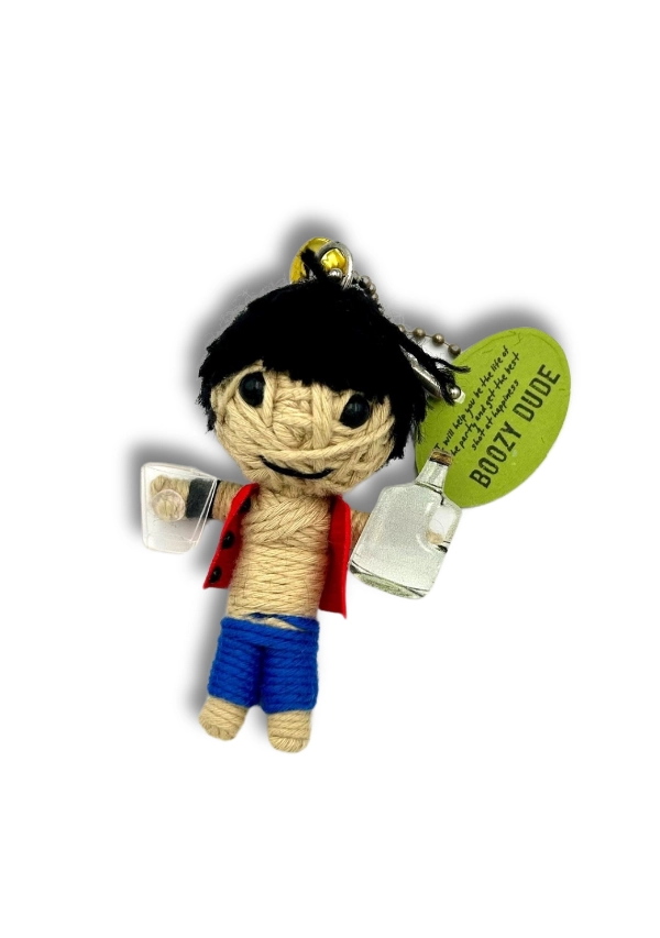 Keychain - Voodoo Doll - Boozy Dude - hotRAGS.com