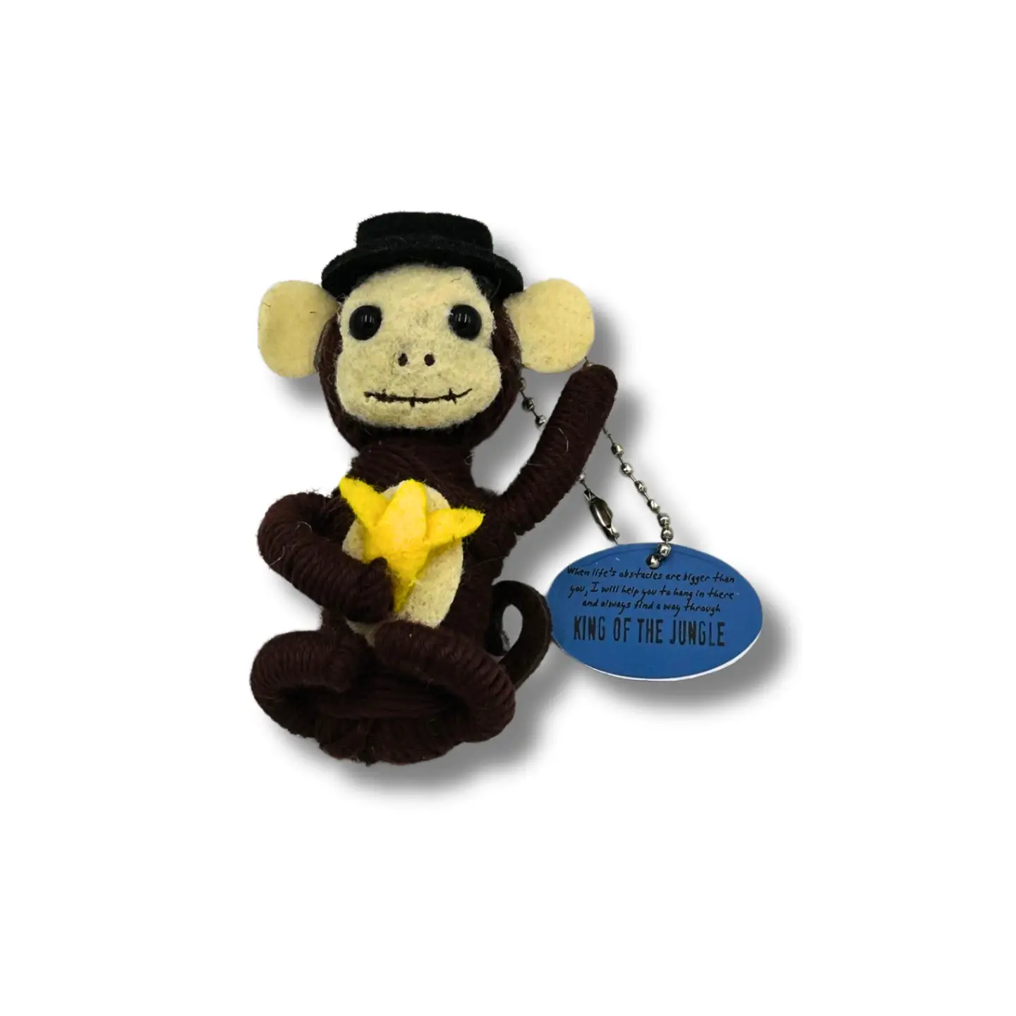 Keychain - Voodoo Doll King Of Jungle - hotRAGS.com