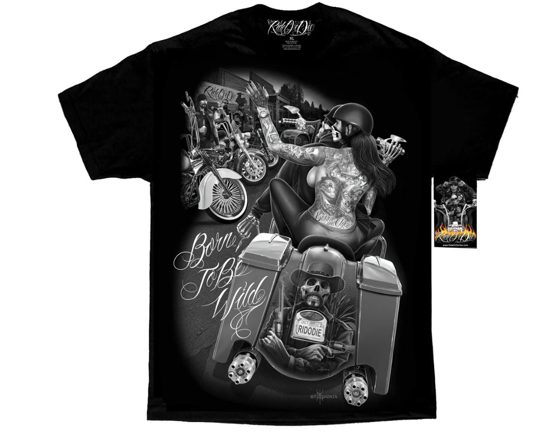 T Shirt - DGA Born To Be Wild - hotRAGS.com