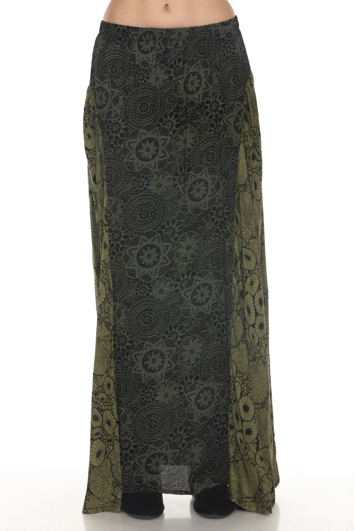 Skirt - Maxi Flowy Lace - Forest - hotRAGS.com