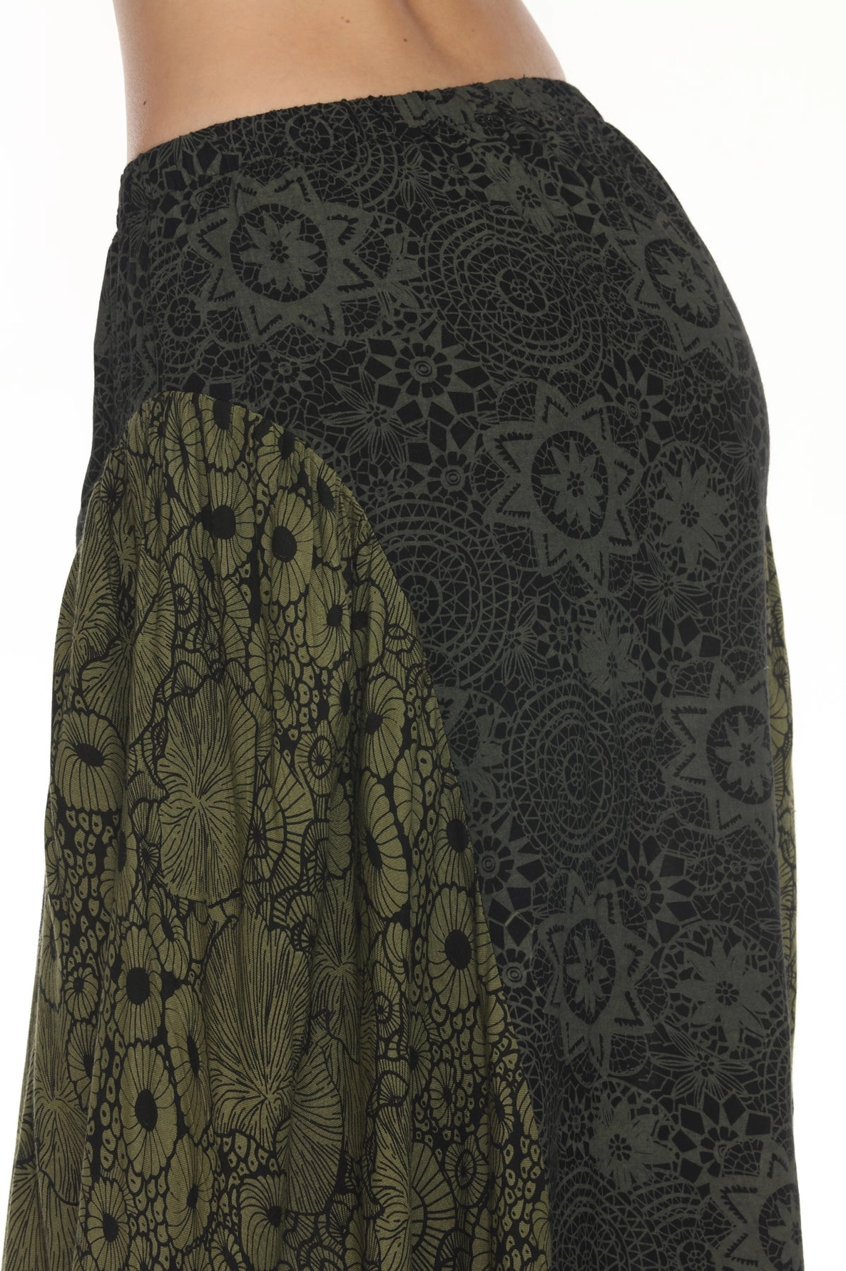 Skirt - Maxi Flowy Lace - Forest - hotRAGS.com