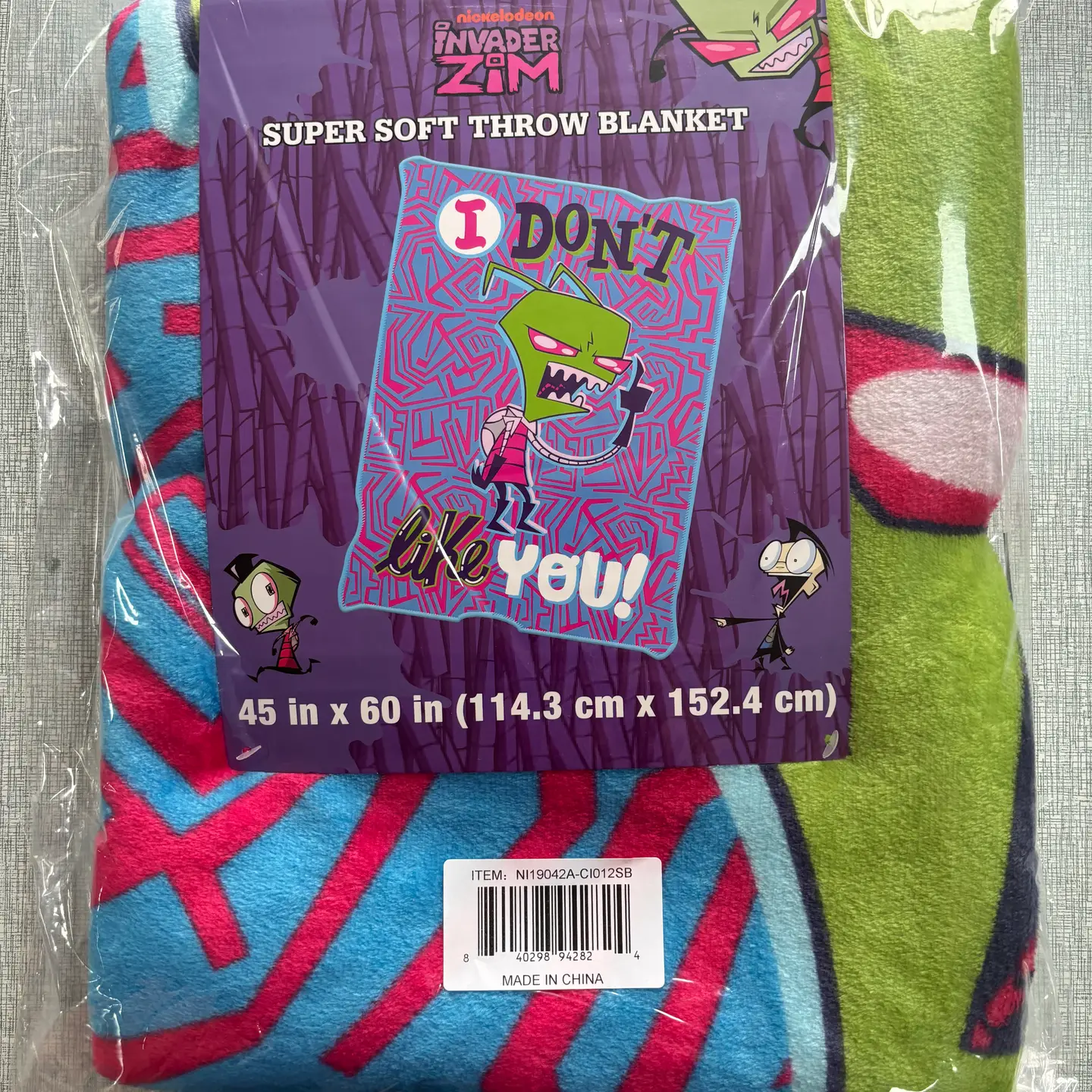 Blanket - Invader Zim - 45x60 - hotRAGS.com