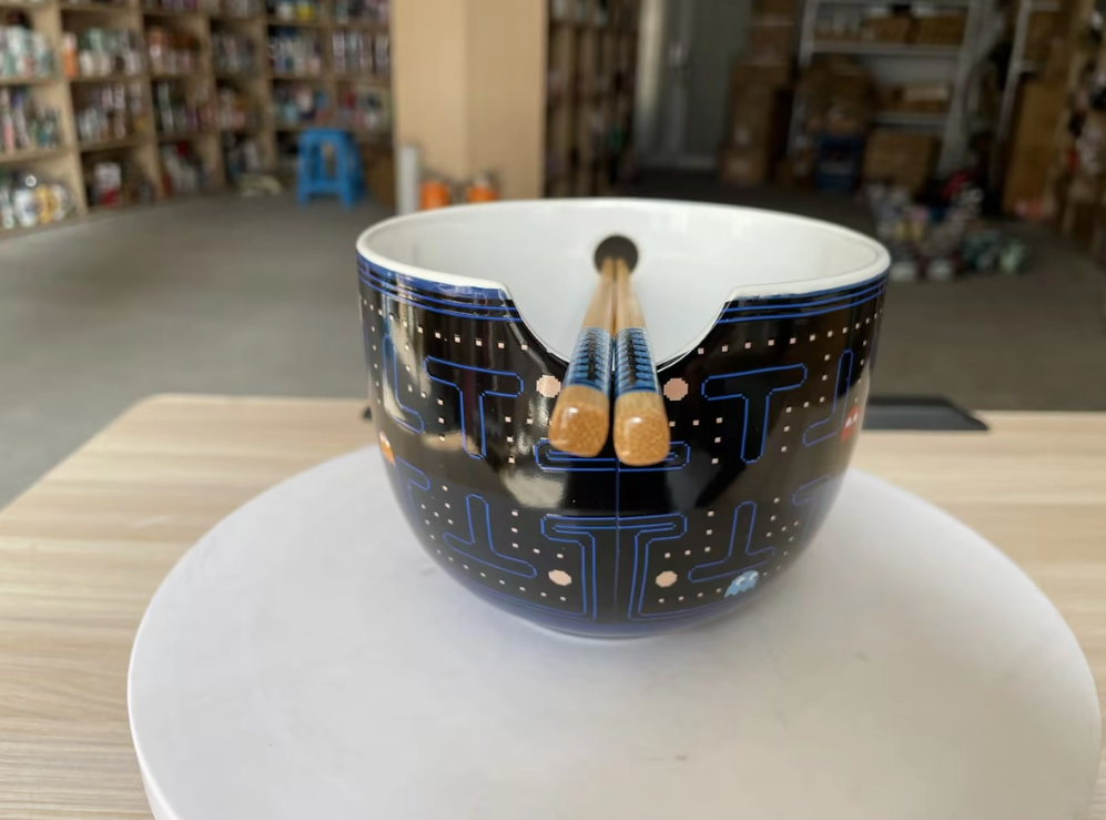 Ramen Bowl - Pac-Man Game - 20oz - hotRAGS.com