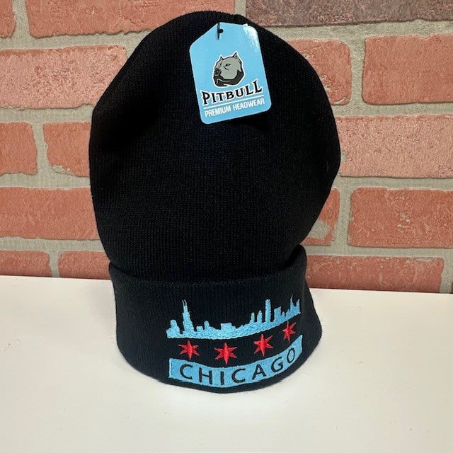 Beanie - Chicago Flag - hotRAGS.com
