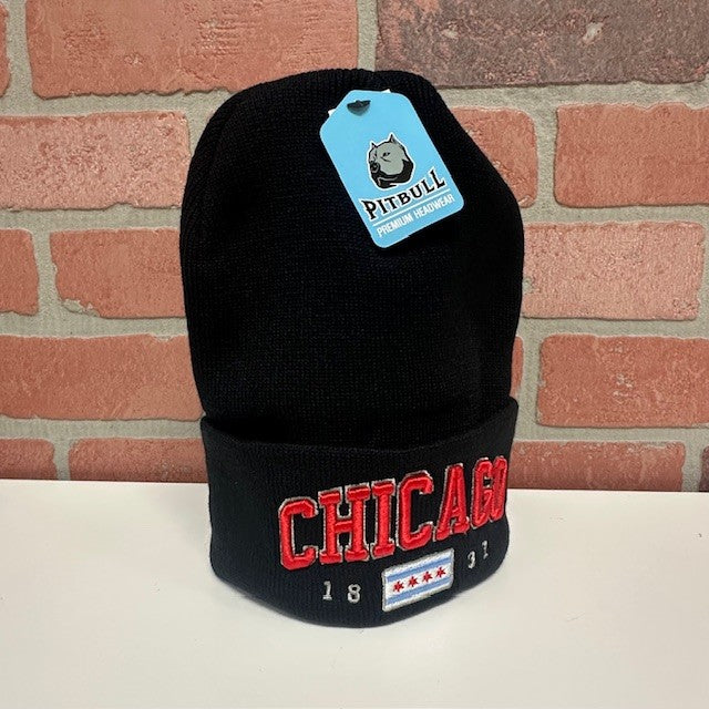 Beanie - Chicago Red Logo - hotRAGS.com