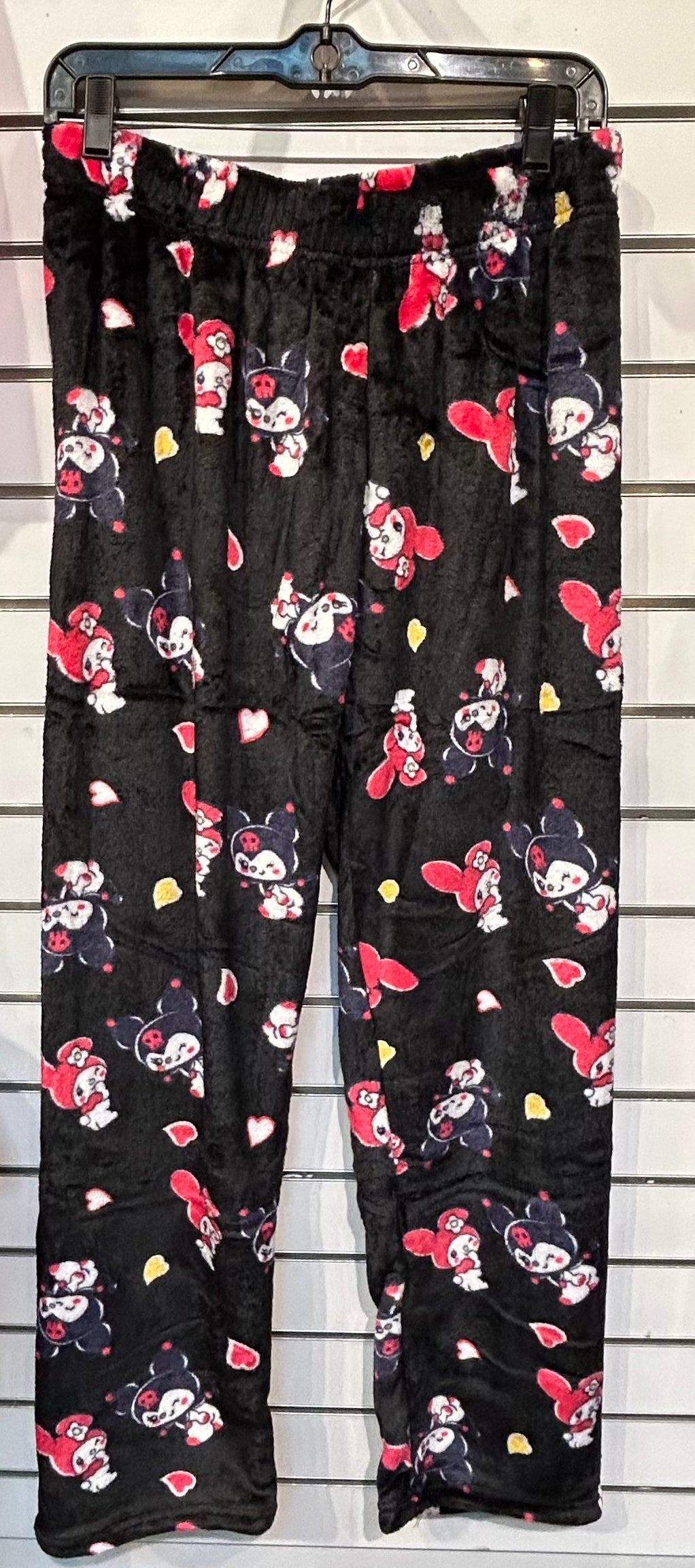 Pants - Kuromi My Melody Plush - Black - hotRAGS.com