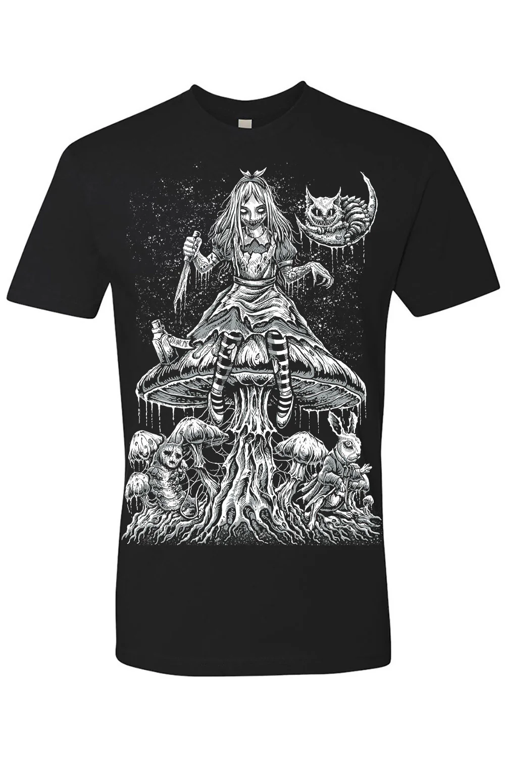 T SHIRT - Alice Down The Rabbit - hotRAGS.com