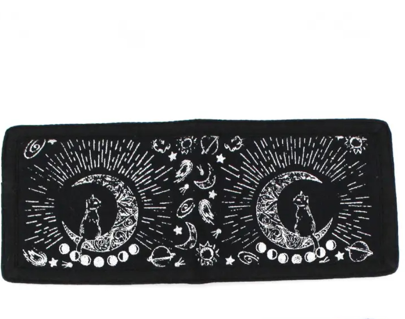 Wallet - Celestial Moon Cat - hotRAGS.com